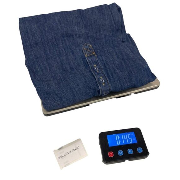 Boden Women Denim Dress Statement collar UK 10R US 6R Blue D0029 NWT - Picture 13 of 13